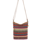 The Sak Lucia Crossbody - Hand Crochet - Sunset Stripe