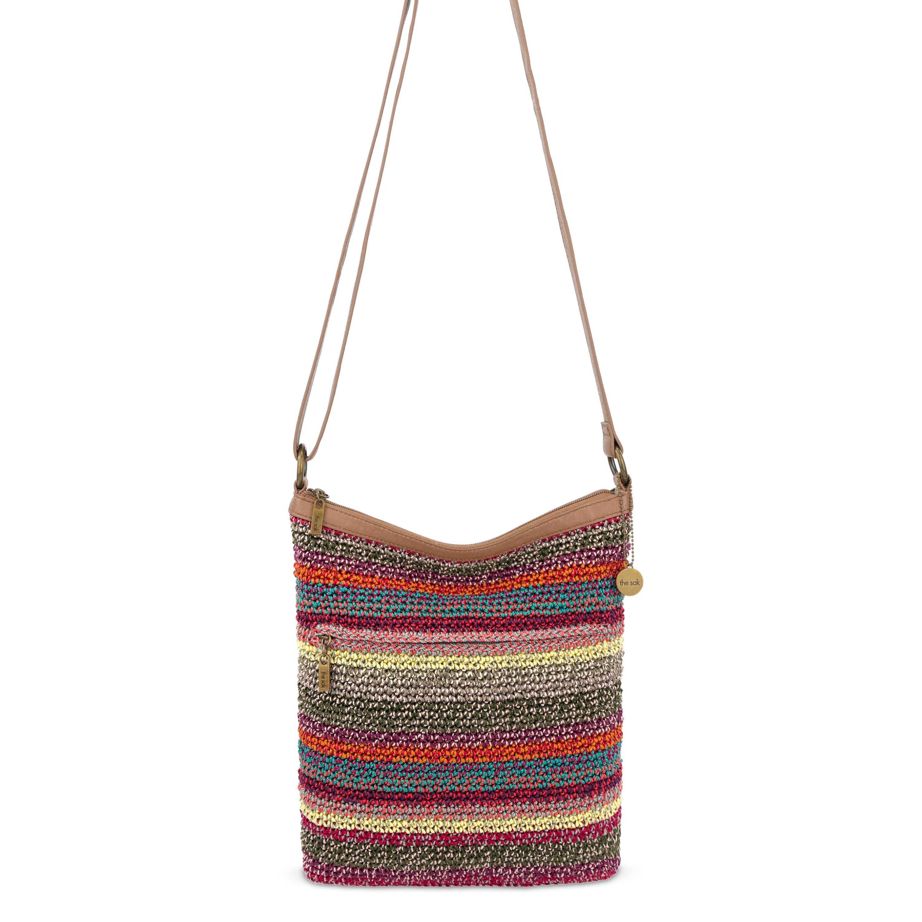 The Sak Lucia Crossbody - Hand Crochet - Sunset Stripe