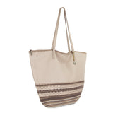 The Sak Faye Large Tote - Leather - Sand Seminyak