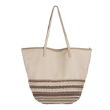 The Sak Faye Large Tote - Leather - Sand Seminyak