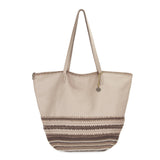 The Sak Faye Large Tote - Leather - Sand Seminyak