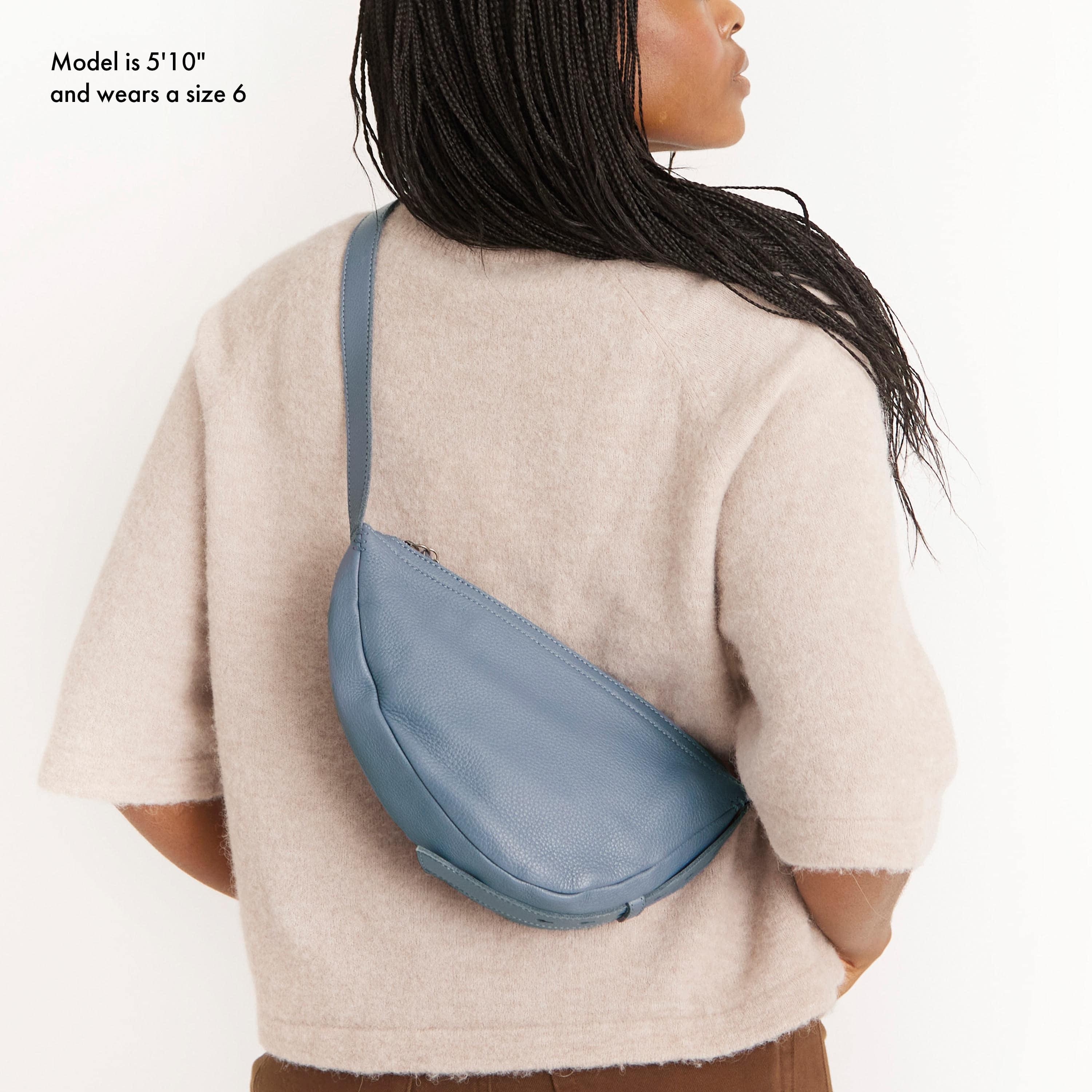 The Sak Tess Sling - Leather - Maritime