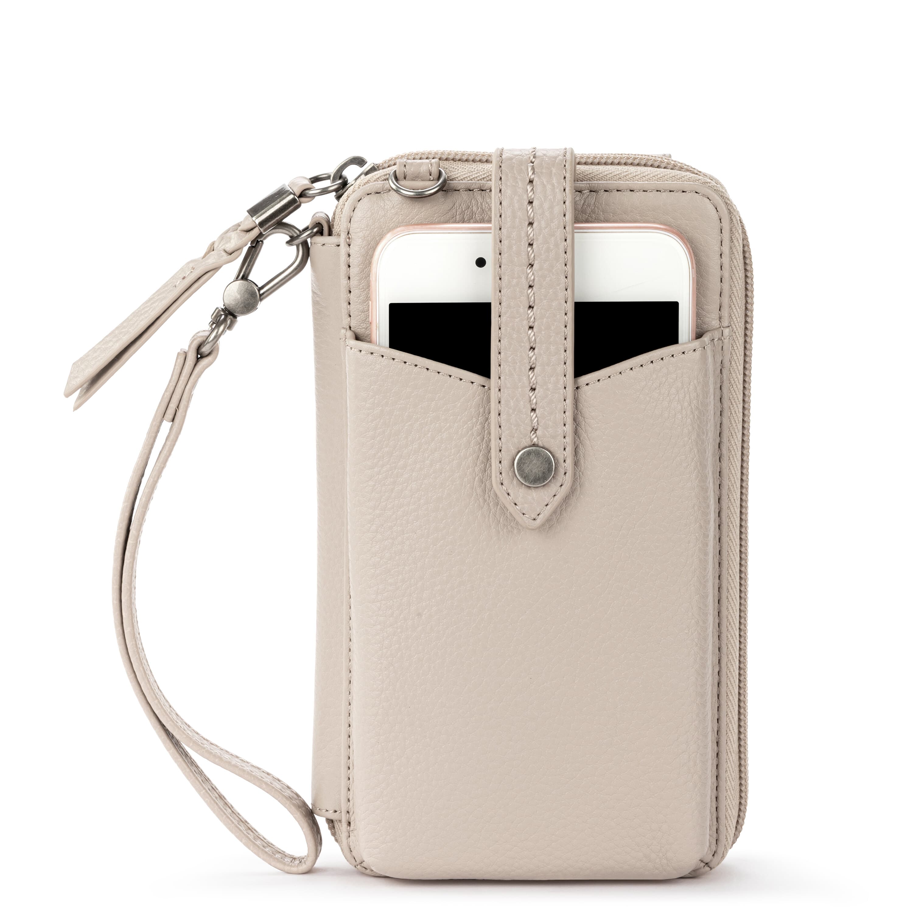 Silverlake Smartphone Wallet | Leather Crossbody, Crochet Phone Wallet ...