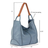 The Sak Los Feliz Large Tote - Leather - Maritime