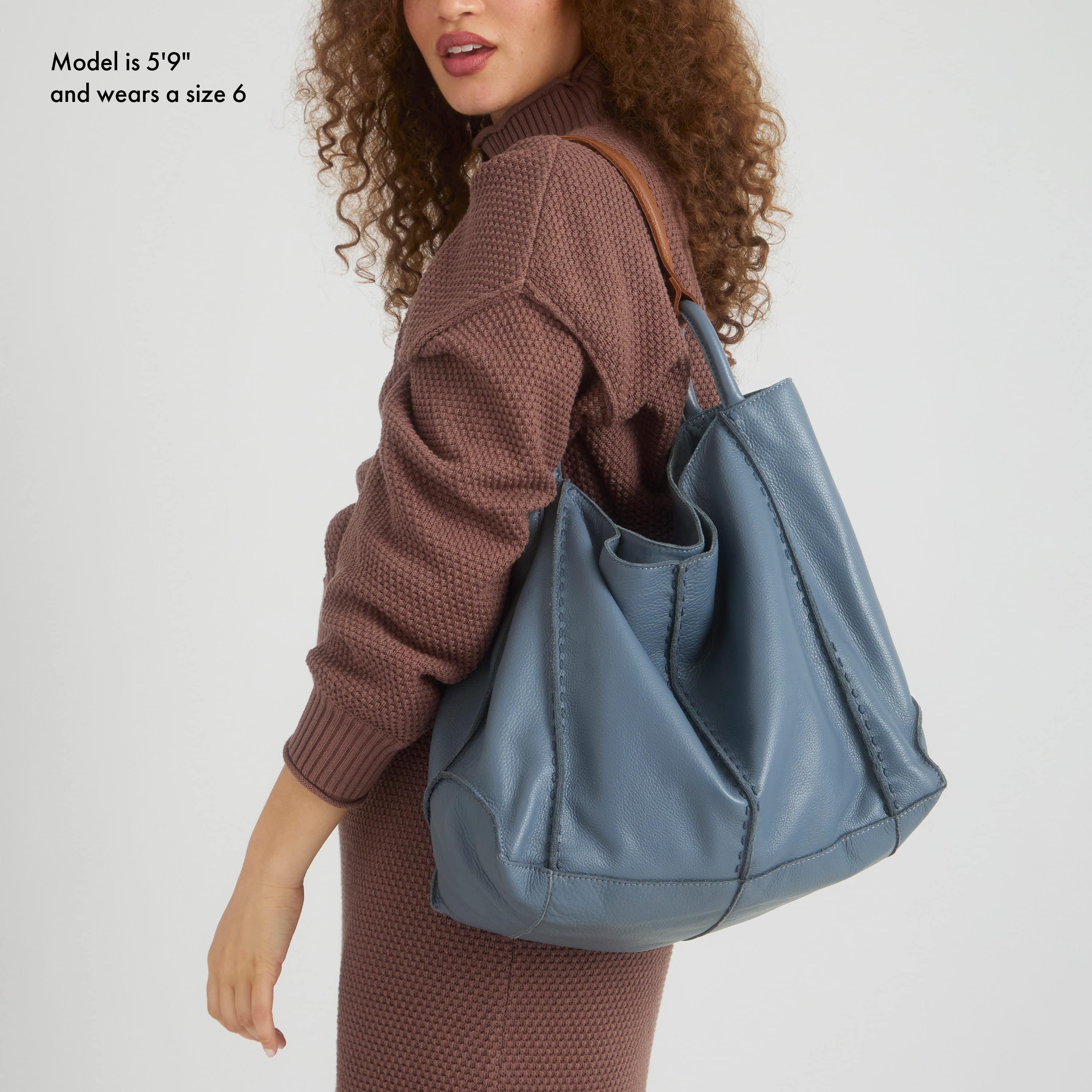 The Sak Los Feliz Large Tote - Leather - Maritime