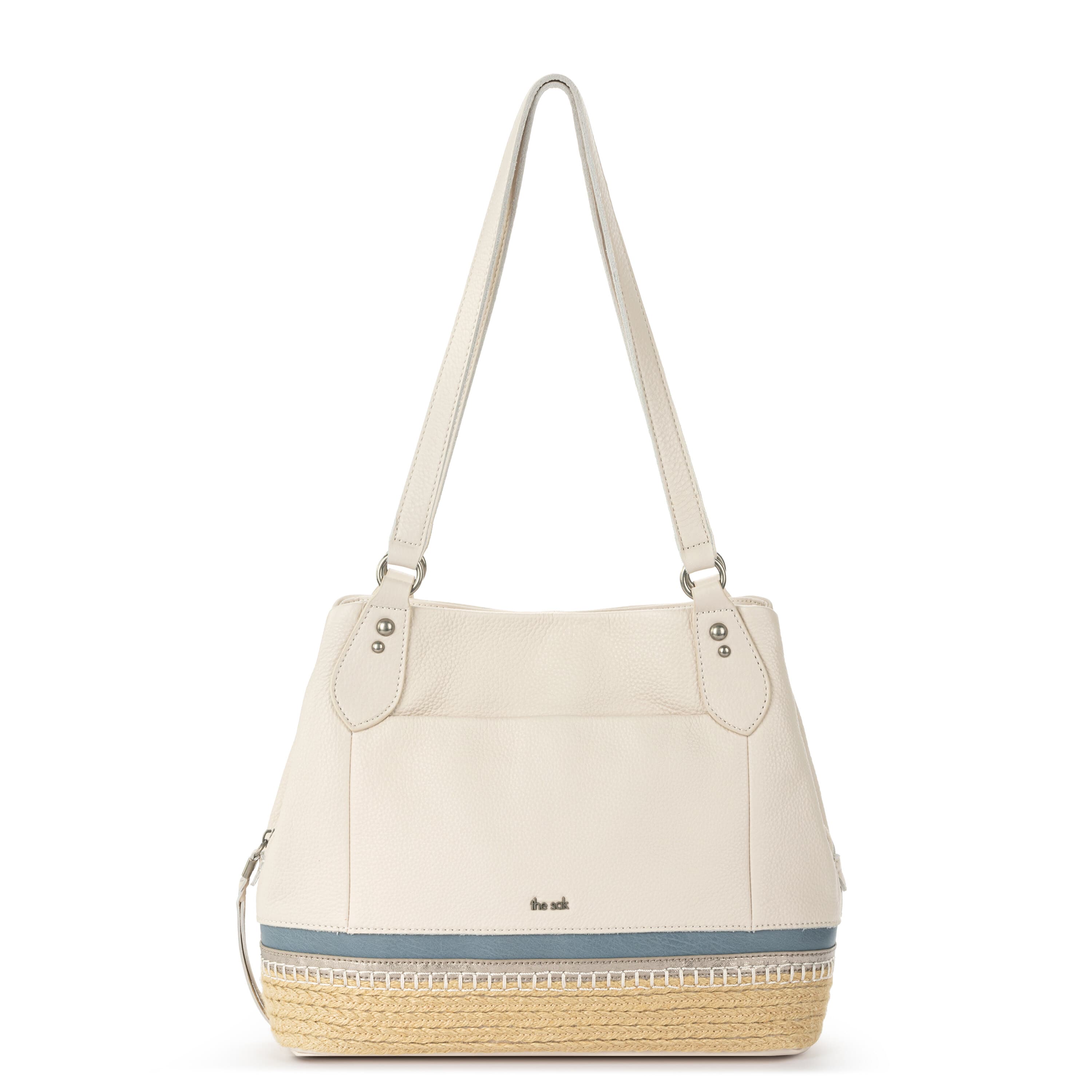The Sak Melrose Satchel - Leather - Coastal Block Espadrille