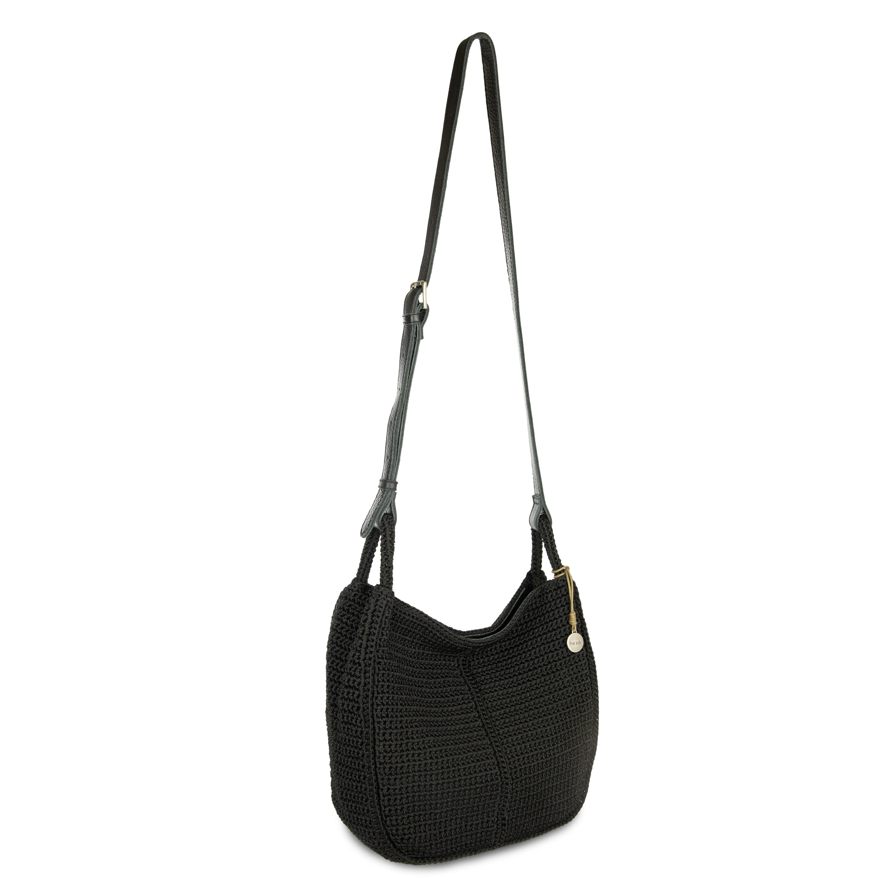 The Sak Los Feliz Crossbody - Hand Crochet - Black