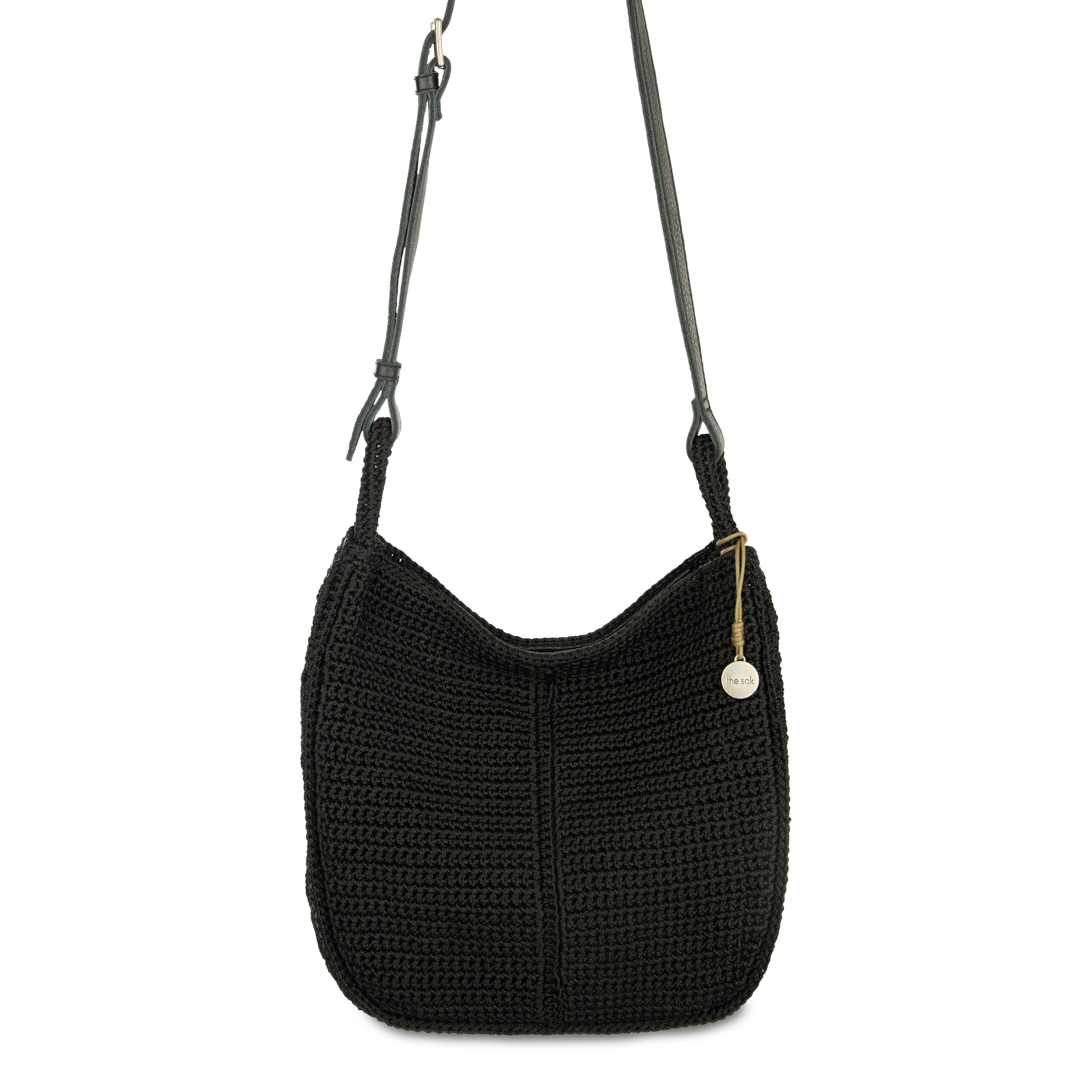 The Sak Los Feliz Crossbody - Hand Crochet - Black