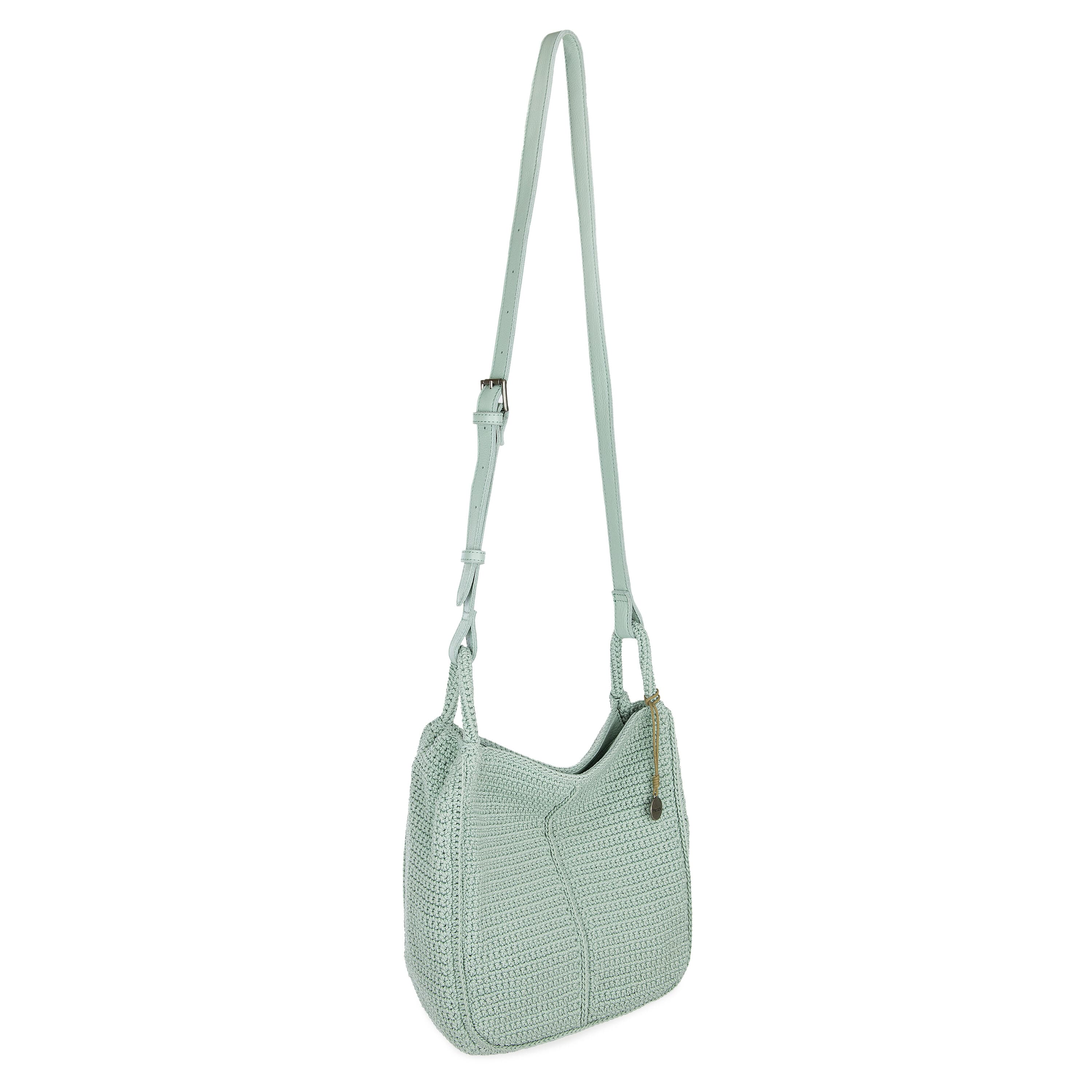 The Sak Los Feliz Crossbody - Hand Crochet - Aqua