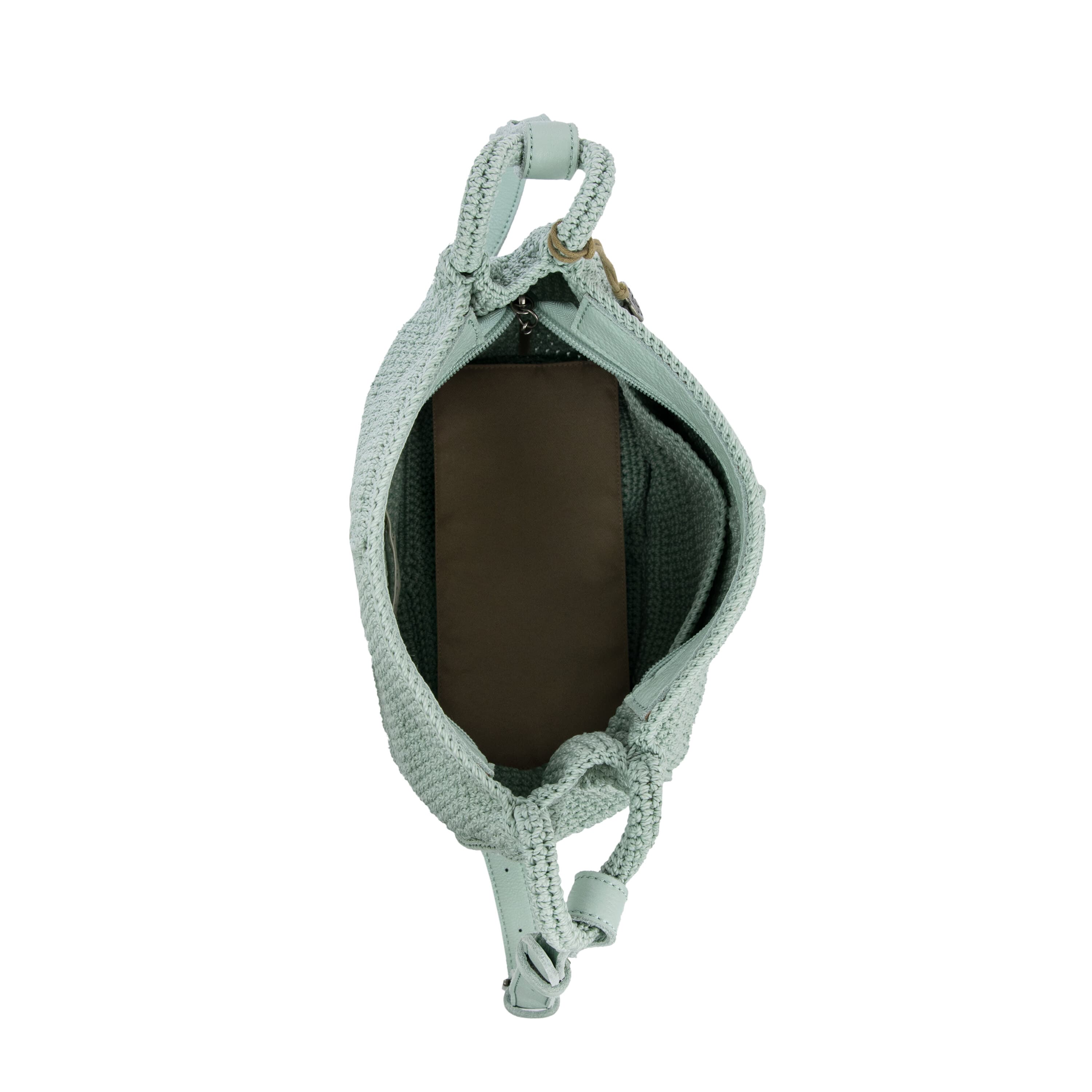 The Sak Los Feliz Crossbody - Hand Crochet - Aqua