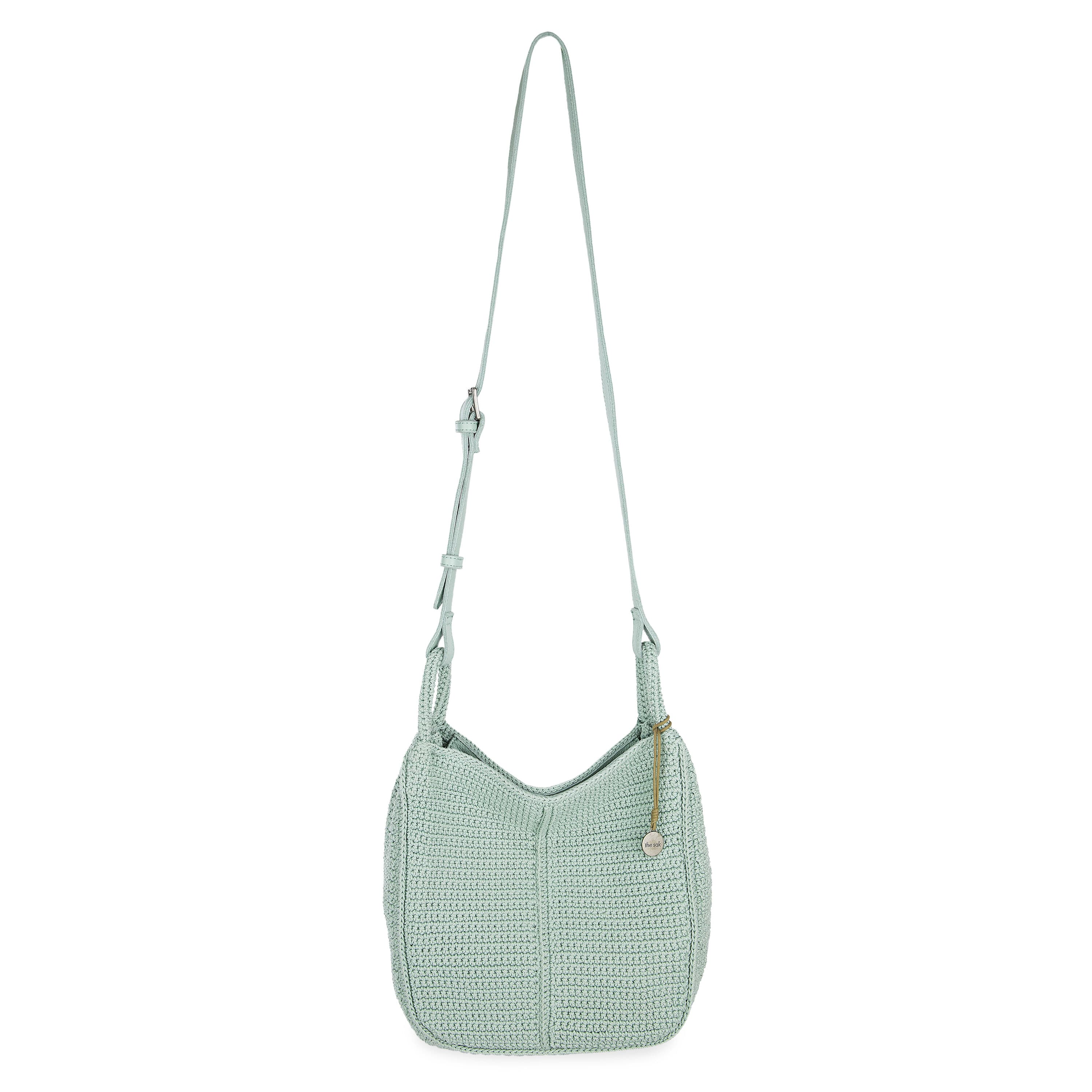 The Sak Los Feliz Crossbody - Hand Crochet - Aqua