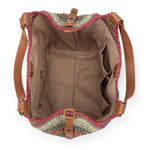 The Sak Roma Shopper - Hand Crochet - Sunset Stripe