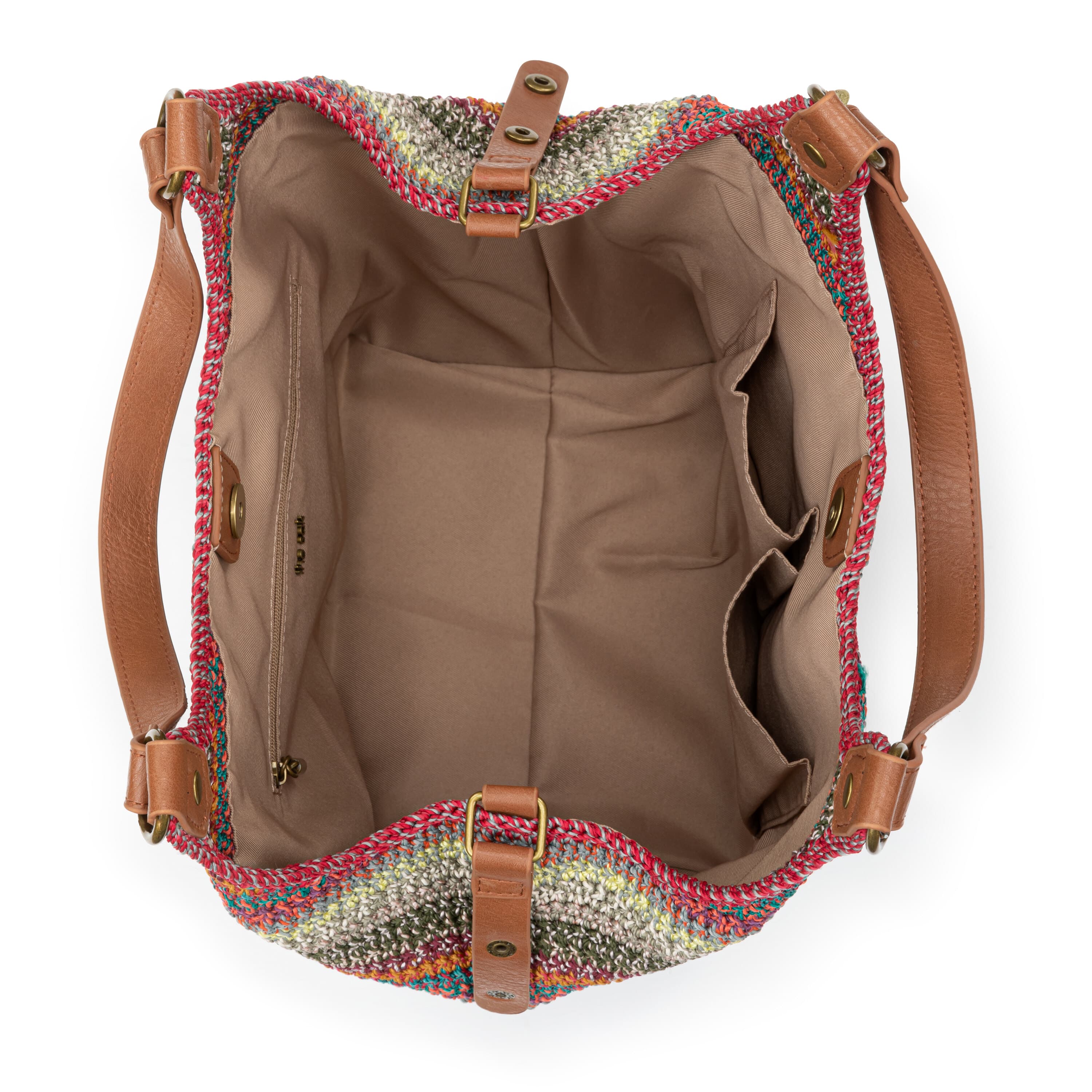 The Sak Roma Shopper - Hand Crochet - Sunset Stripe