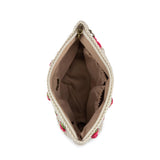 The Sak Essential Pouch - Hand Crochet - Natural Strawberries