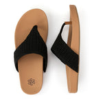 The Sak Everly Sandal - Hand Crochet - Black