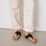 The Sak Everly Sandal - Hand Crochet - Black