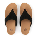 The Sak Everly Sandal - Hand Crochet - Black