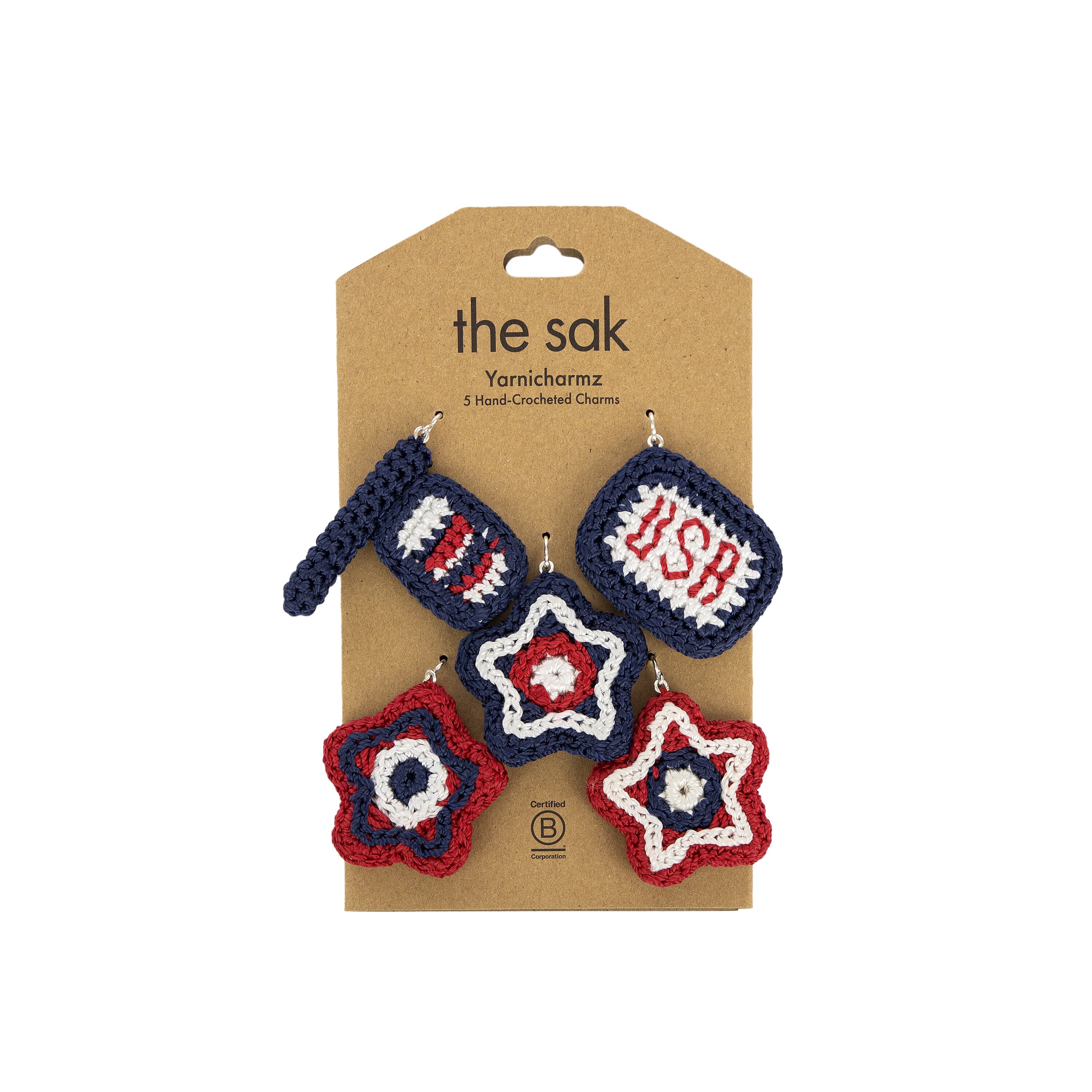 The Sak Yarnicharmz 5 Pack - Hand Crochet - Americana