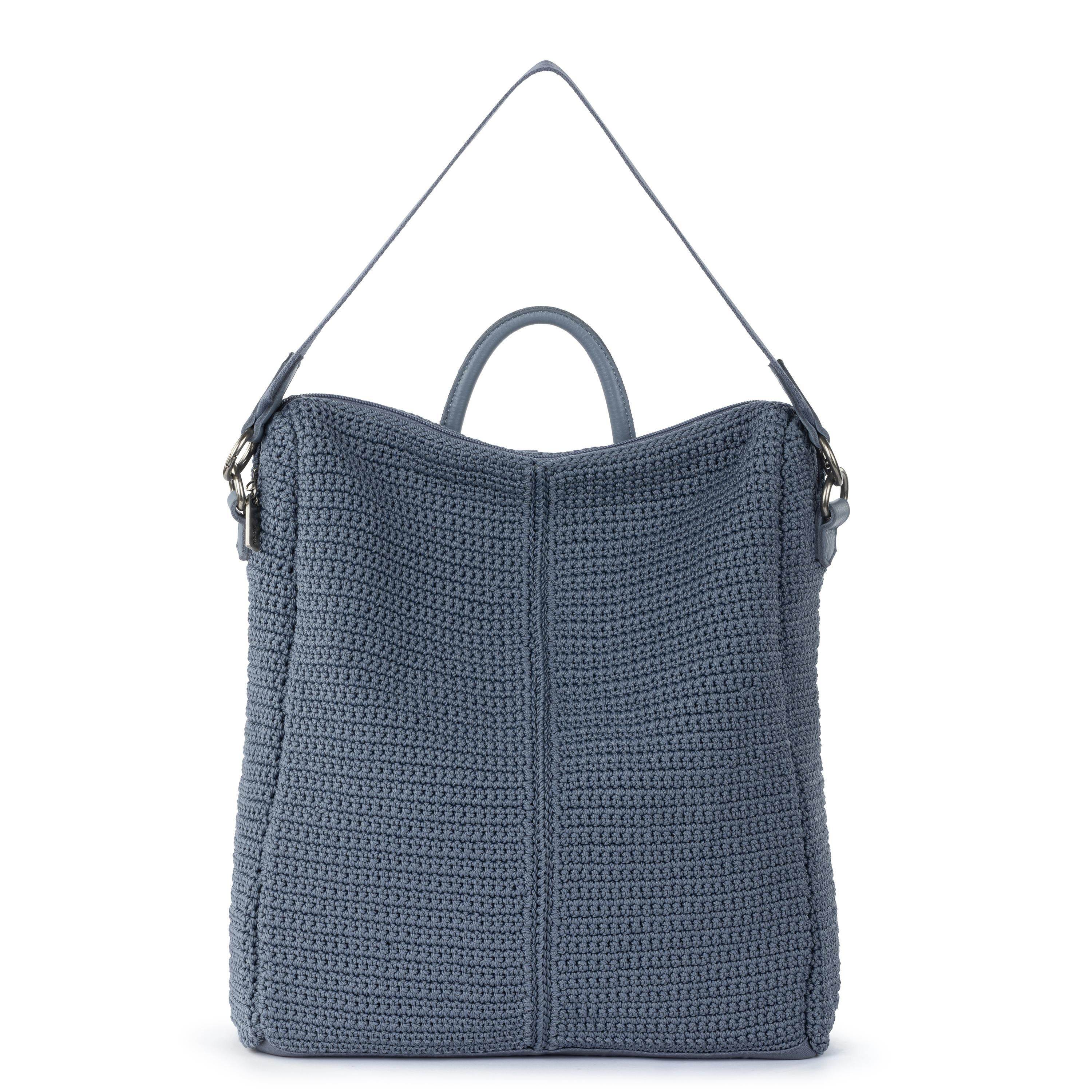 The Sak Los Feliz Backpack - Hand Crochet - Maritime