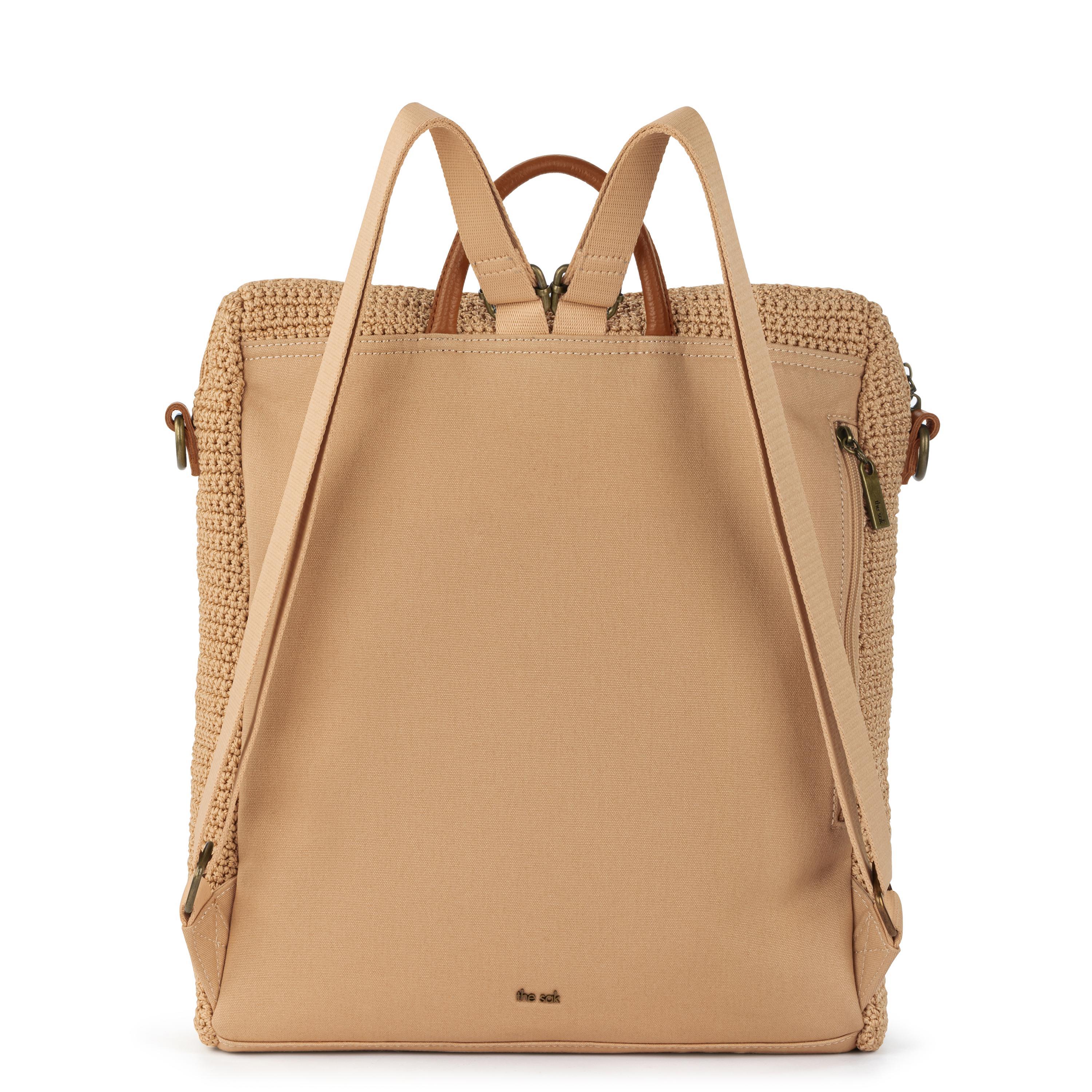 The Sak Los Feliz Backpack - Hand Crochet - Bamboo