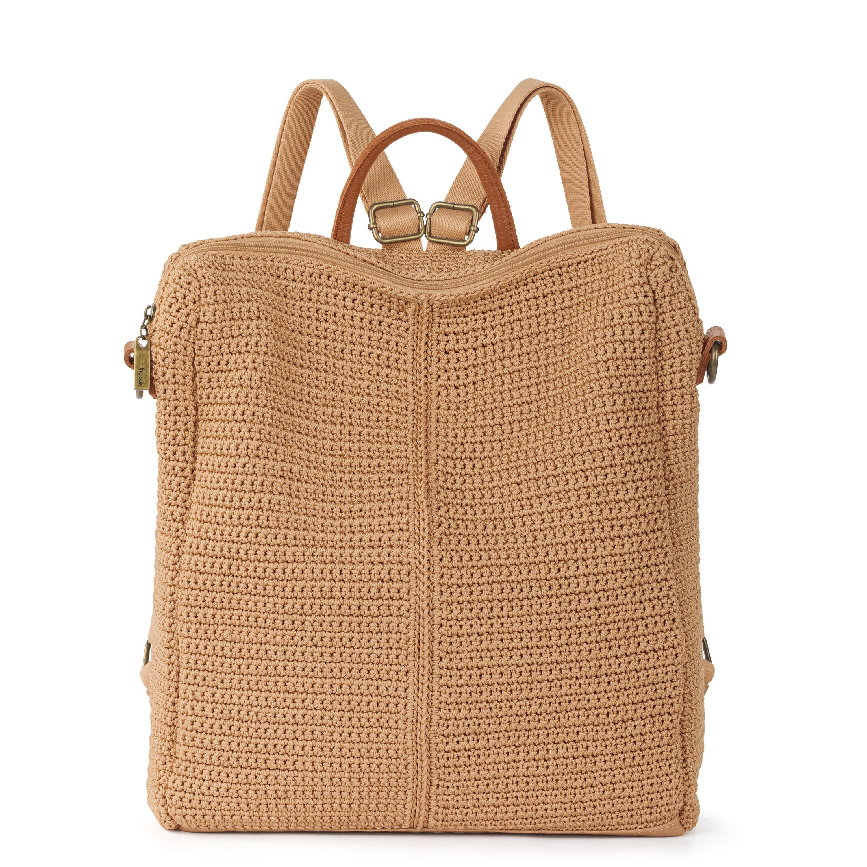 The Sak Los Feliz Backpack - Hand Crochet - Bamboo