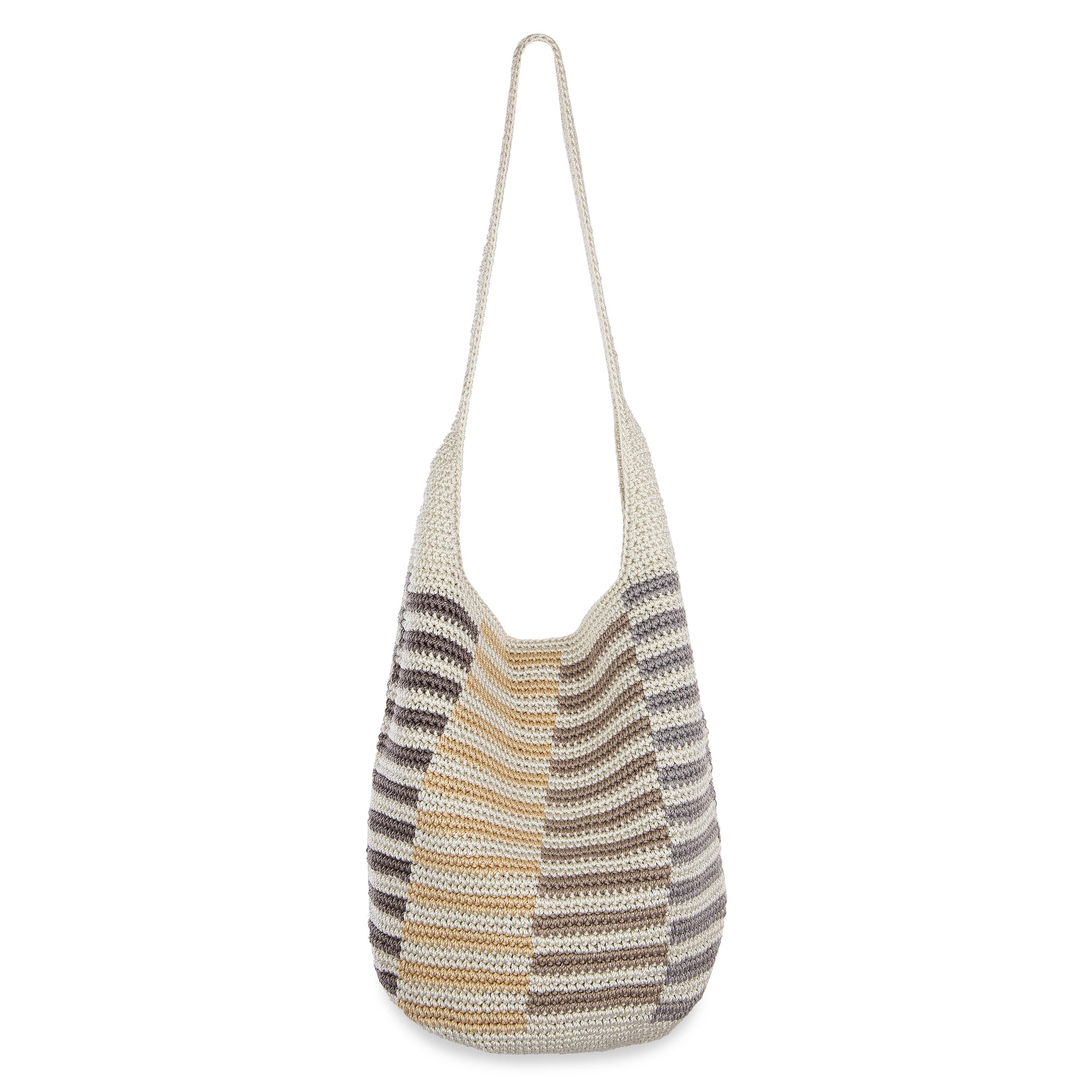 The Sak 120 Hobo - Hand Crochet - Serenity Stripe