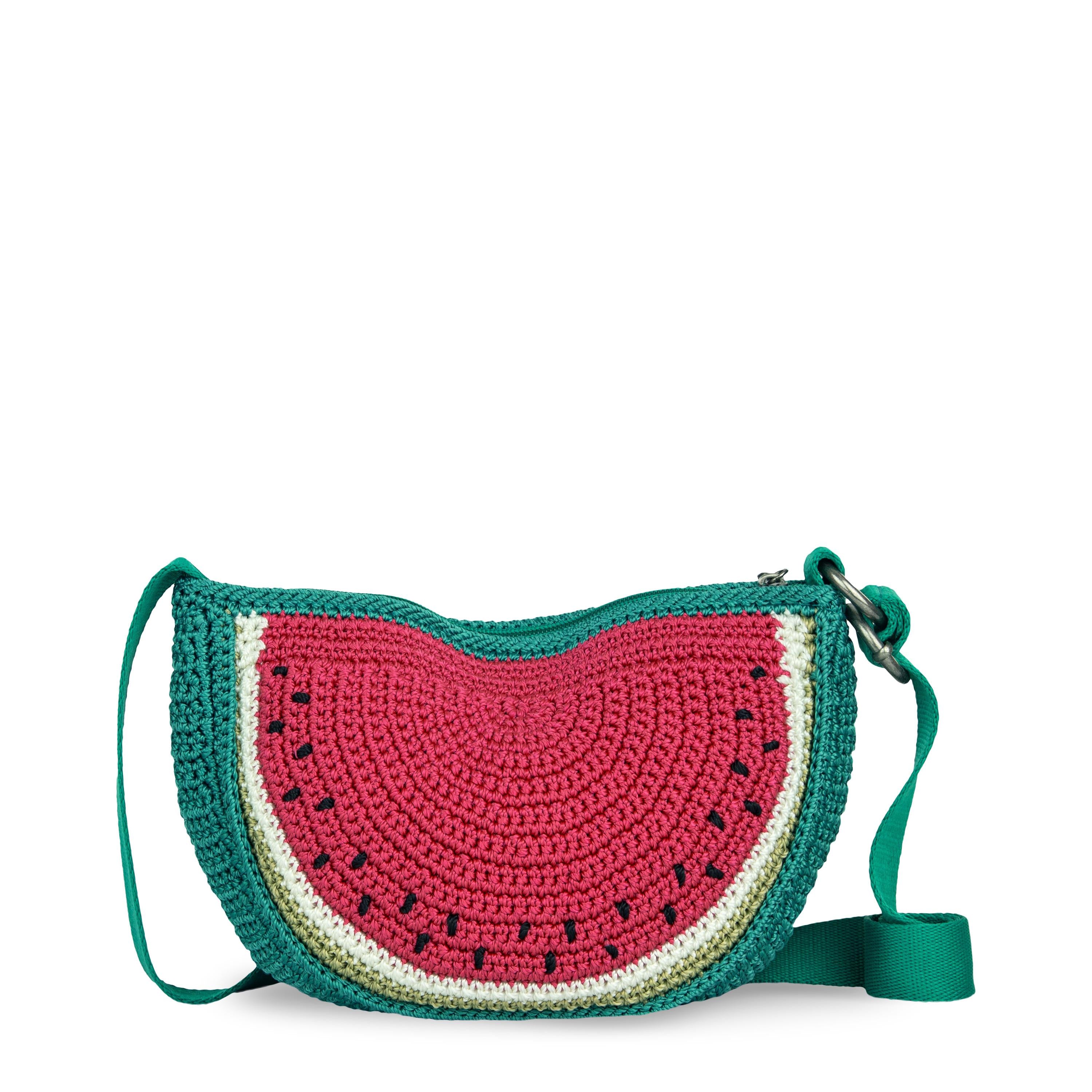 The Sak Ryder Small Crossbody - Hand Crochet - Watermelon