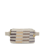 The Sak Caraway Small Belt Bag - Hand Crochet - Serenity Stripe