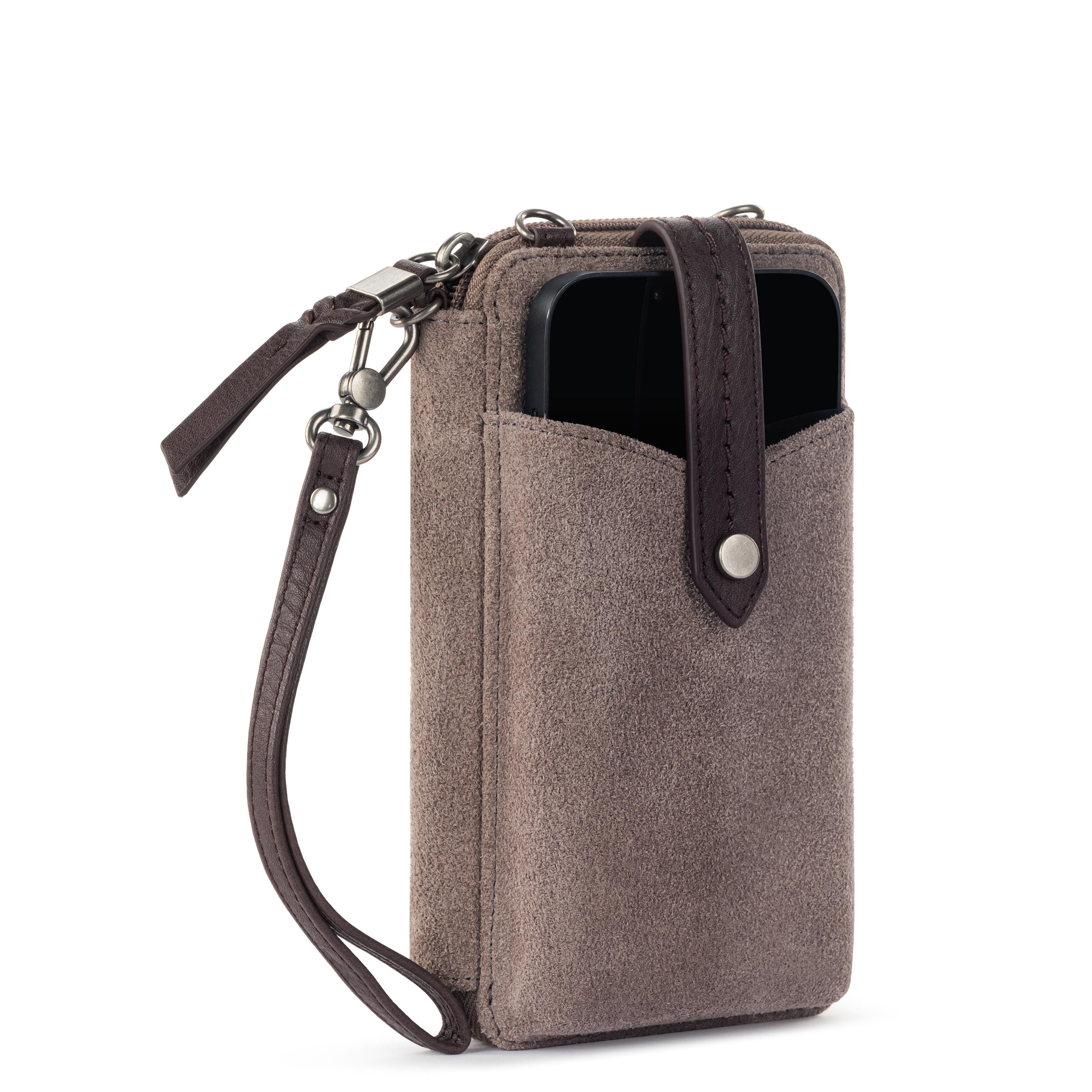 The Sak Silverlake Smartphone Wallet - Leather - Mushroom Suede