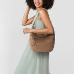 The Sak Sequoia Hobo - Leather - Chestnut Multi Eyelet