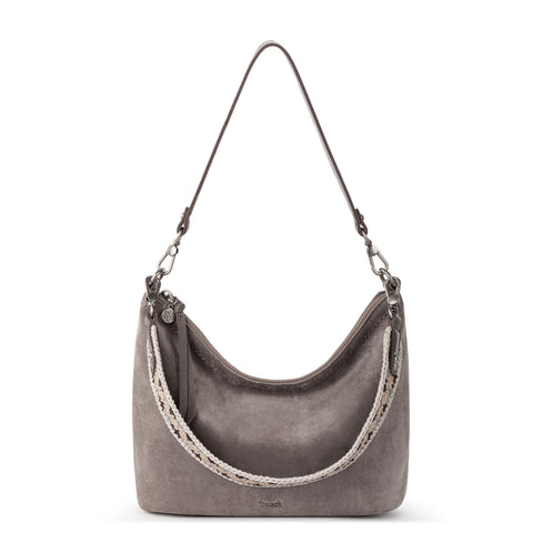 The Sak Jasmine Small Hobo - Leather - Mushroom Suede