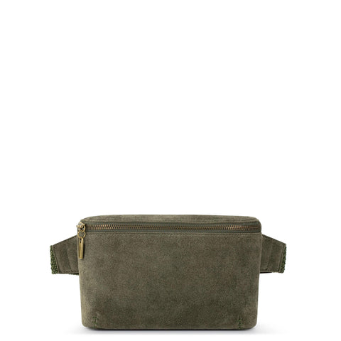 The Sak Caraway Small Belt Bag - Leather - Moss Suede
