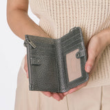 The Sak Encino Essential Wallet - Leather - Dark Silver