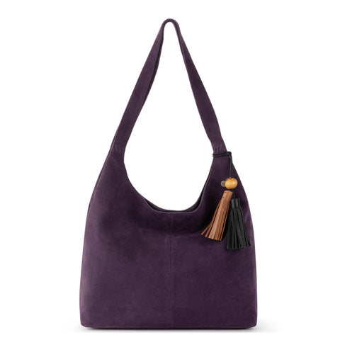 The Sak Huntley Hobo - Leather - Aubergine Suede