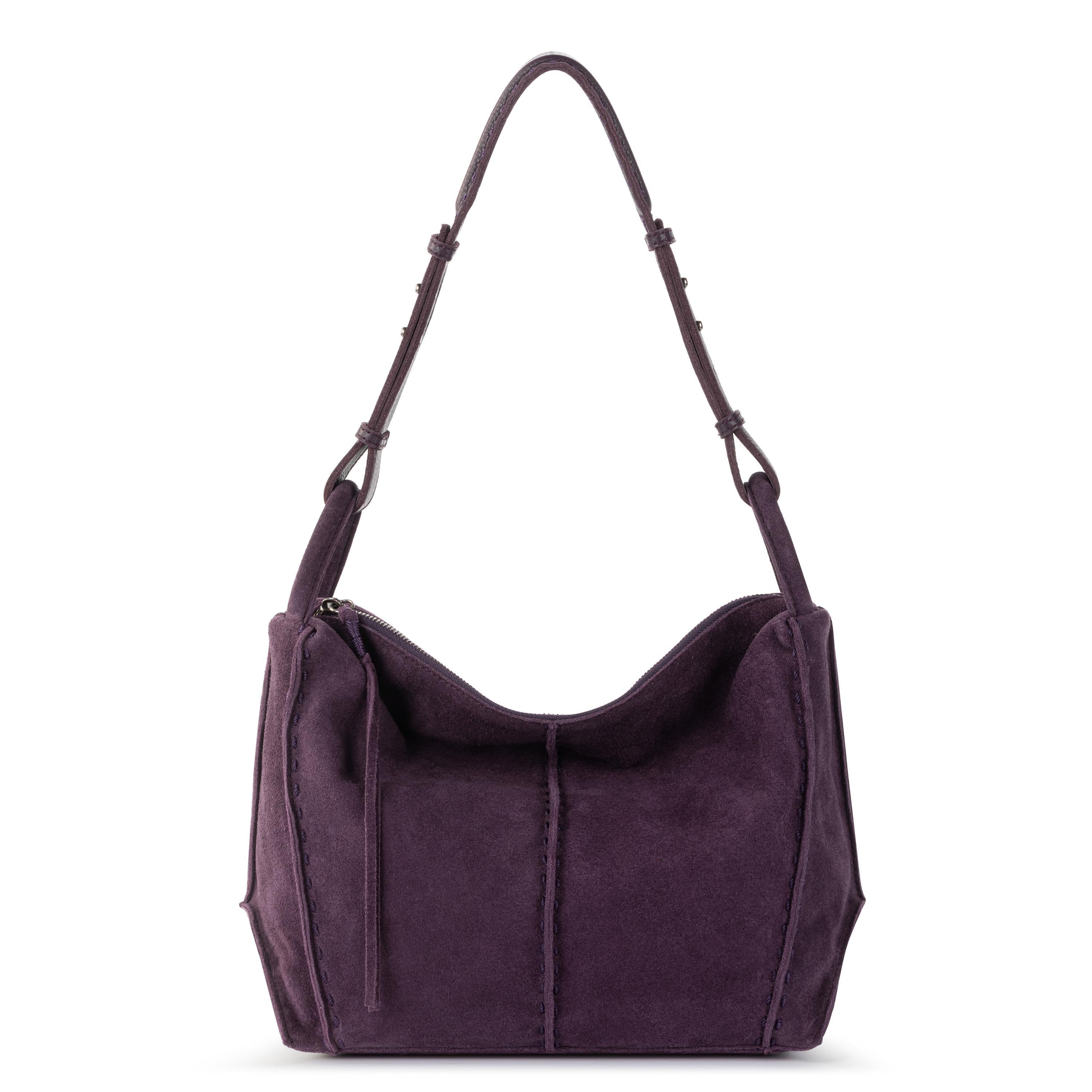 The Sak Los Feliz Hobo - Leather - Aubergine Suede