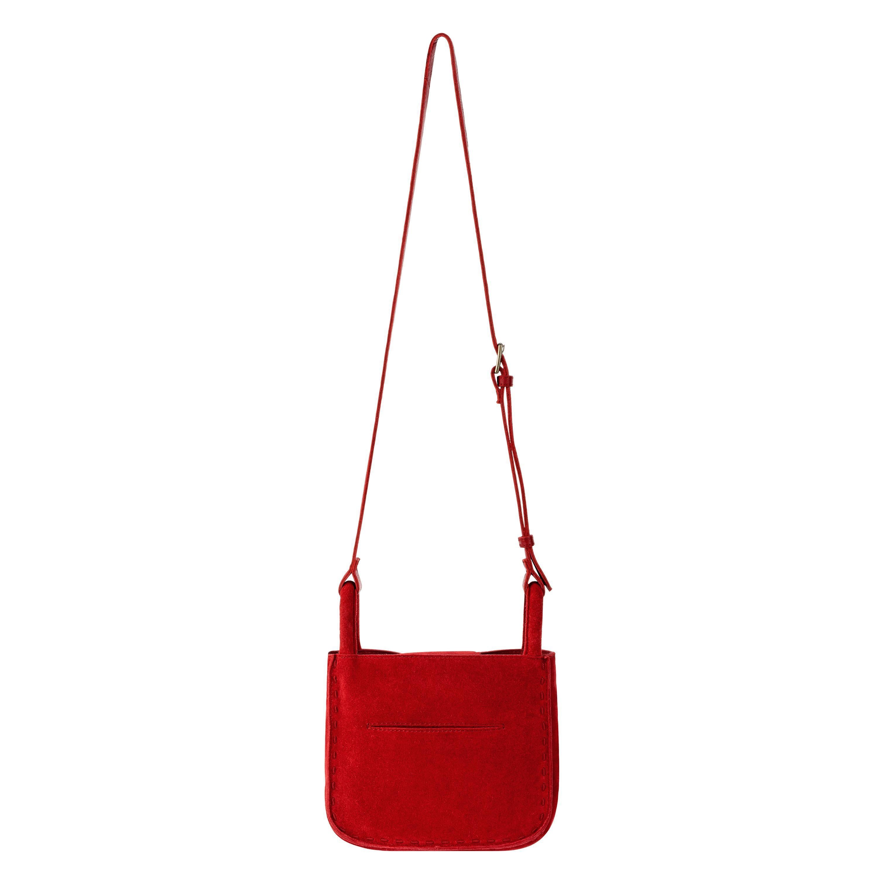 The Sak Los Feliz Mini Crossbody - Leather - Scarlet Suede