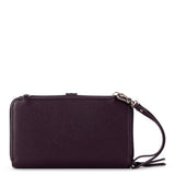 The Sak Iris Smartphone Wallet - Leather - Aubergine Suede
