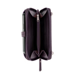 The Sak Iris Smartphone Wallet - Leather - Aubergine Suede