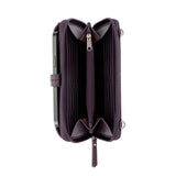 The Sak Iris Smartphone Wallet - Leather - Aubergine Suede