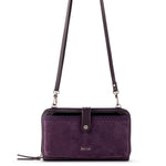 The Sak Iris Smartphone Wallet - Leather - Aubergine Suede