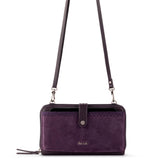 The Sak Iris Smartphone Wallet - Leather - Aubergine Suede