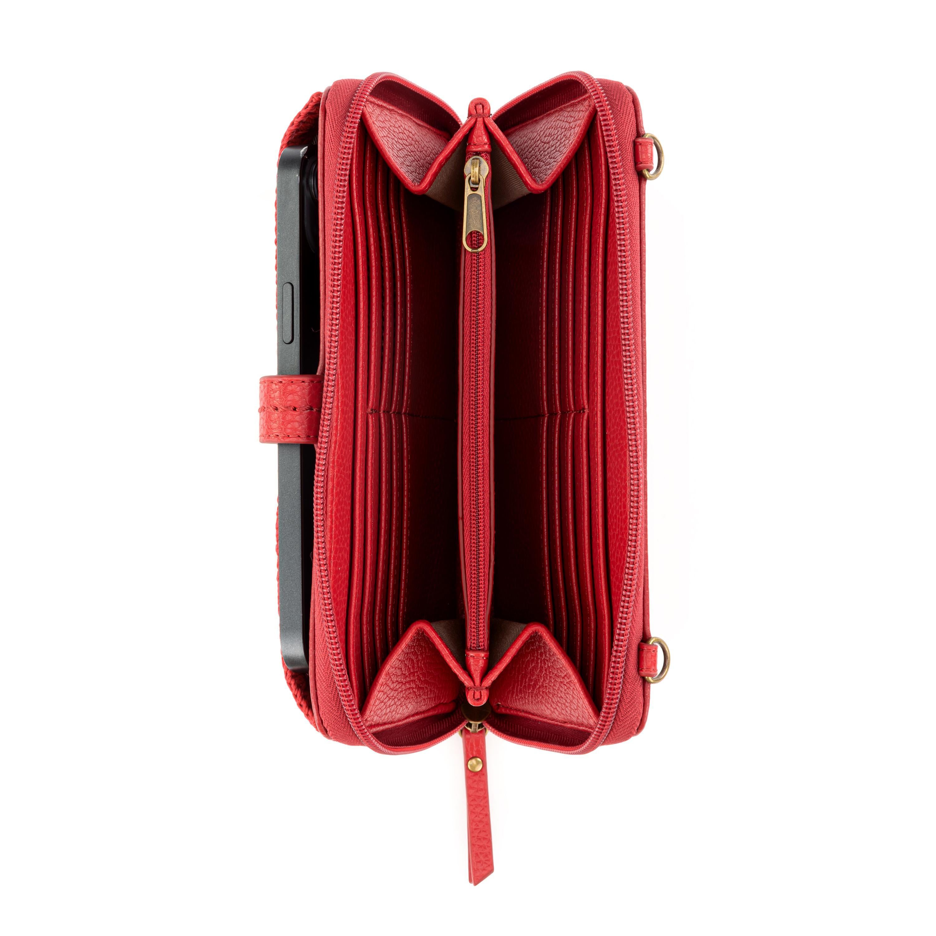 The Sak Iris Smartphone Wallet - Leather - Scarlet