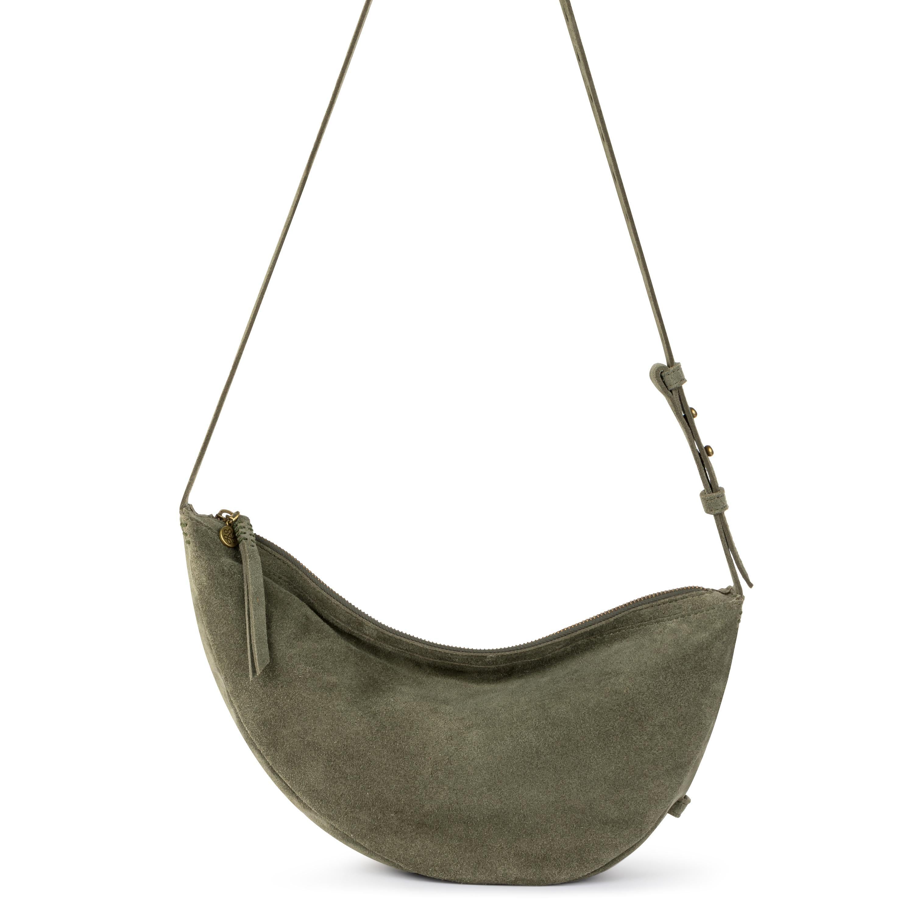 The Sak Tess Large Sling - Leather - Moss Suede