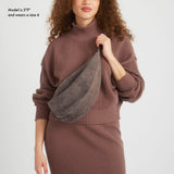 The Sak Tess Large Sling - Leather - Mushroom Suede