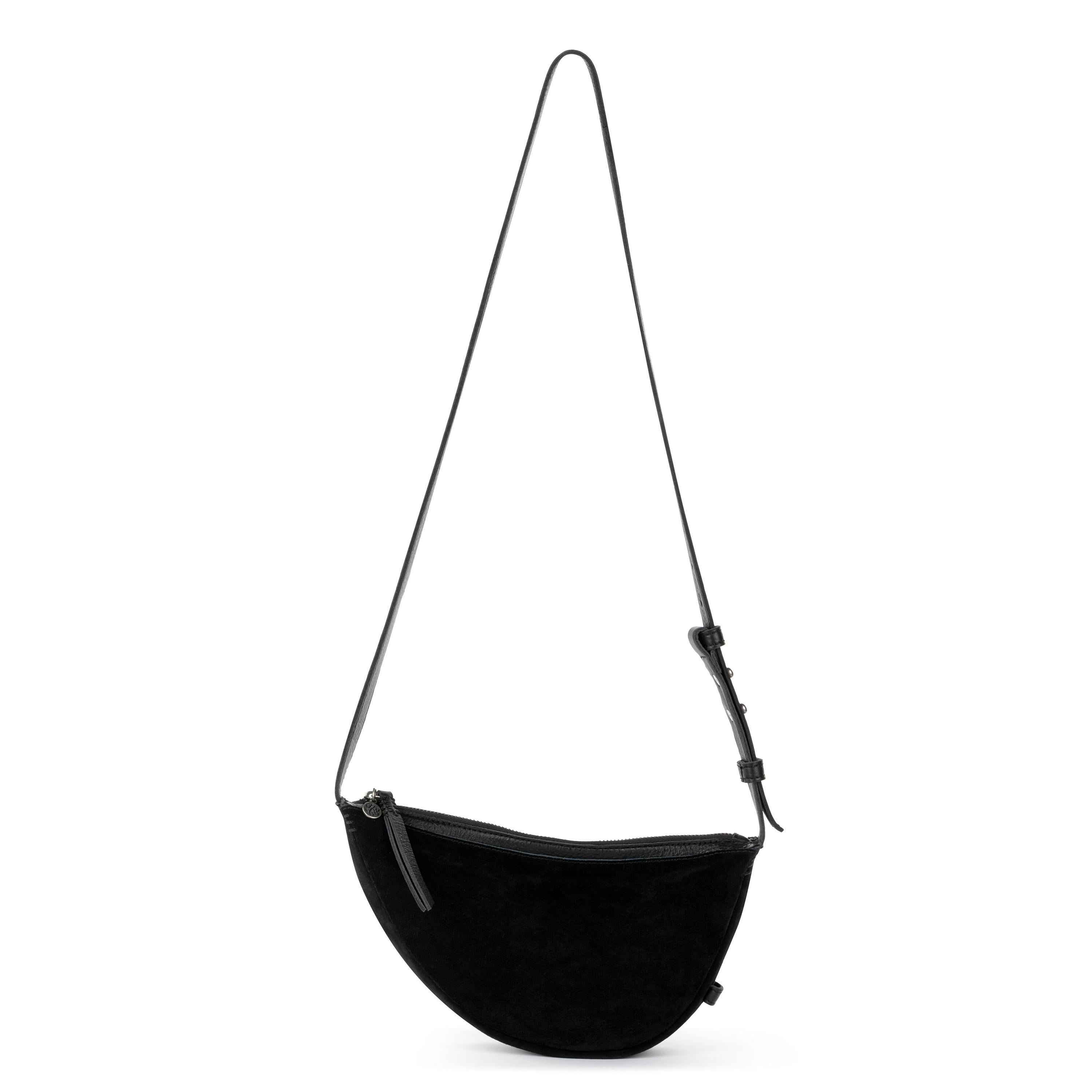 The Sak Tess Sling - Leather - Black Suede