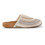 The Sak Bolinas Clog - Hand Crochet - Sand Stripe
