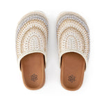 The Sak Bolinas Clog - Hand Crochet - Sand Stripe