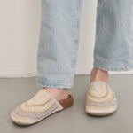 The Sak Bolinas Clog - Hand Crochet - Sand Stripe