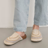The Sak Bolinas Clog - Hand Crochet - Sand Stripe