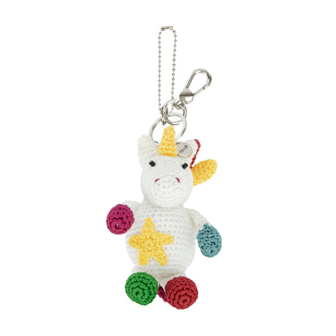 The Sak Yarnicharmz Dangle - Hand Crochet - Unicorn